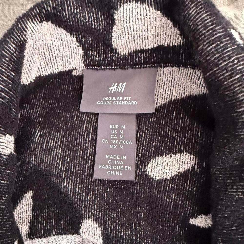 H&M Terry Cloth Patterned Resort Shirt